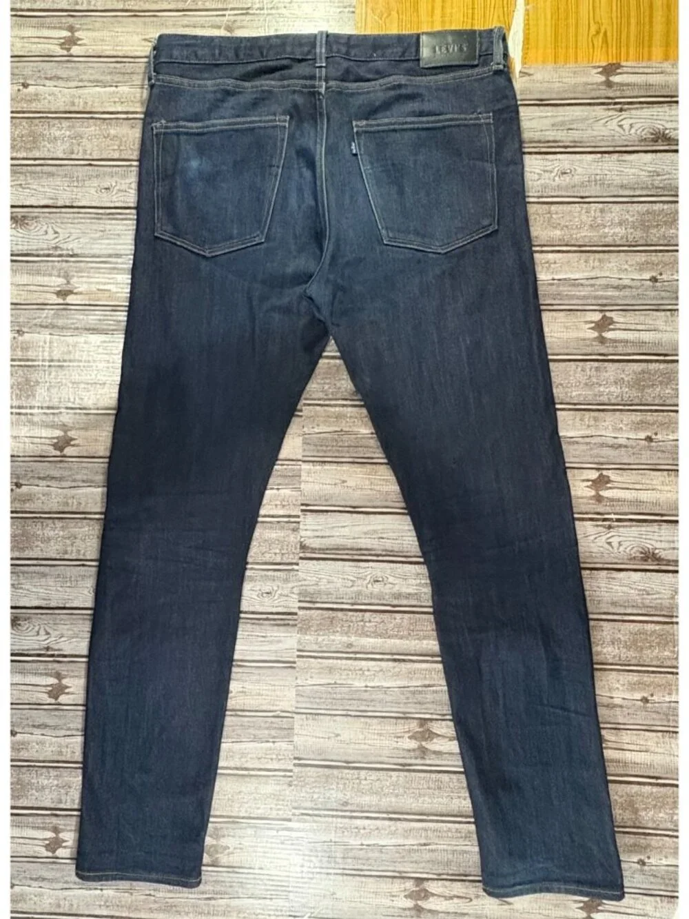 LEVI’S Made & Crafted Needle Narrow Denim Jeans size 36x34 blue Fabric Japanese
